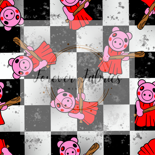 Piggy. . (BH/ 22) | Preorder | Fabric By The Yard