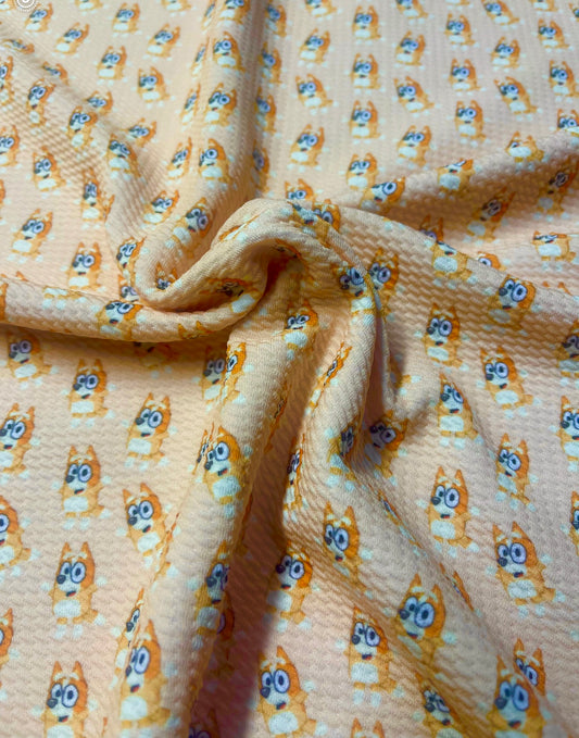 Peach Background Blue | Bullet