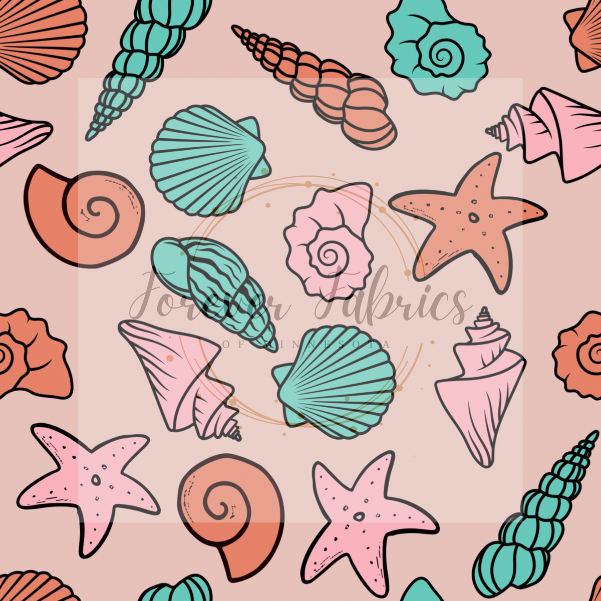 Sea Shells | Preorder| By The Yard