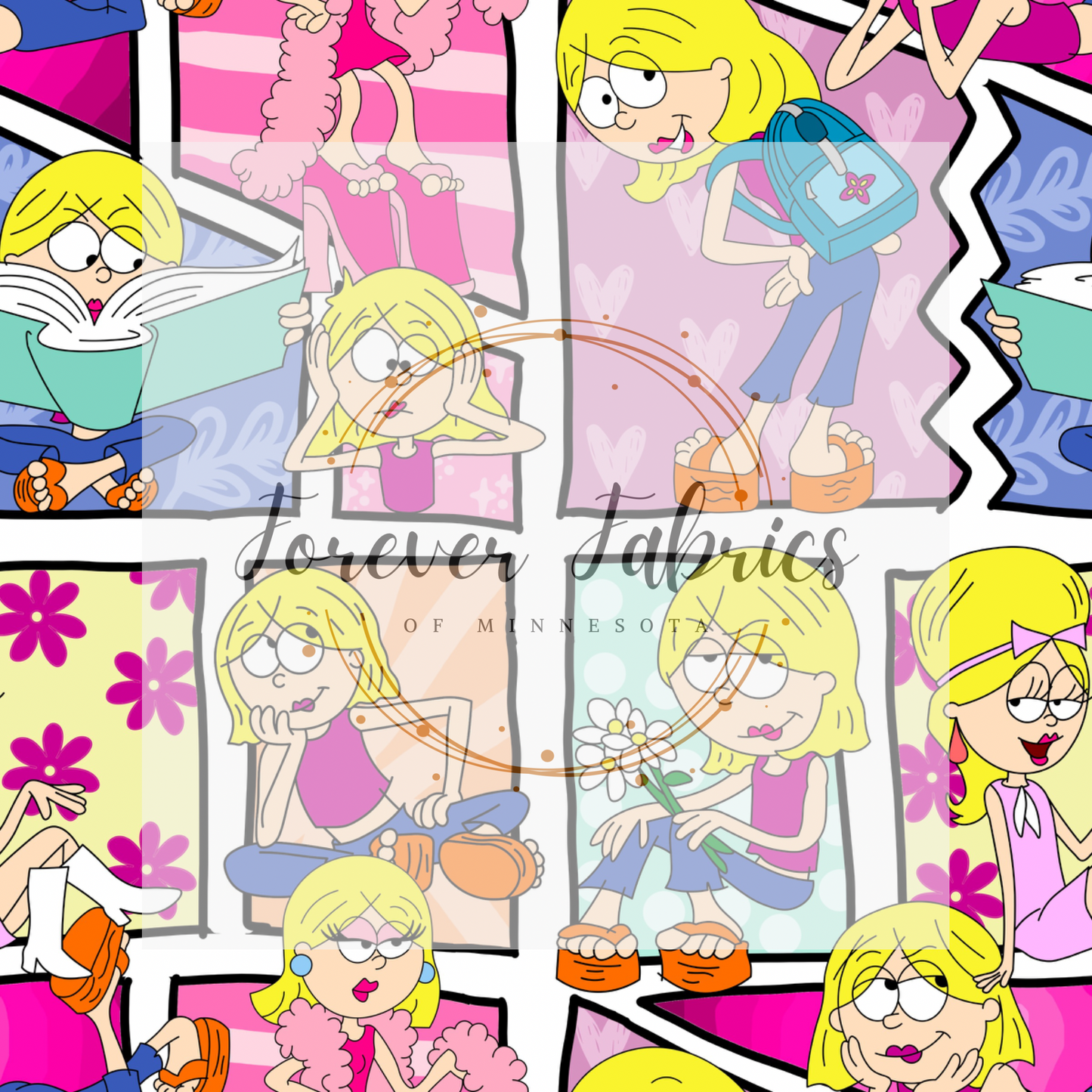 Lizzie Comic . . . . . (BH/ 23). | Preorder | Fabric By The Yard