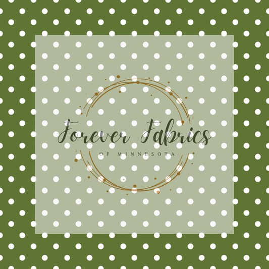Green Dot . . . . . . (BH/ 23). | Preorder | Fabric By The Yard