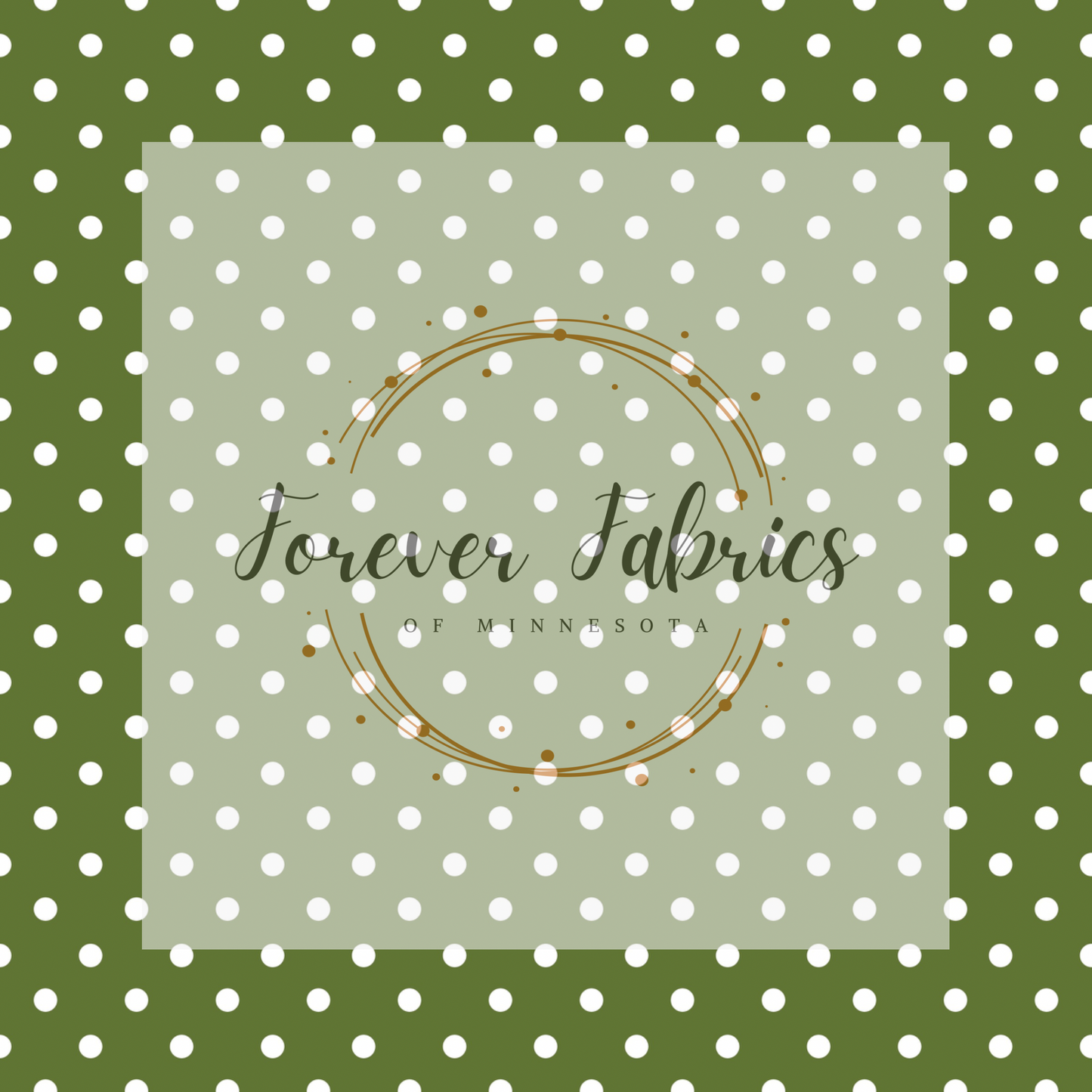 Green Dot . . . . . . (BH/ 23). | Preorder | Fabric By The Yard