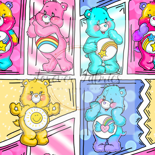 Happy Bears . (BH/ 24)| Preorder | Fabric By The Yard