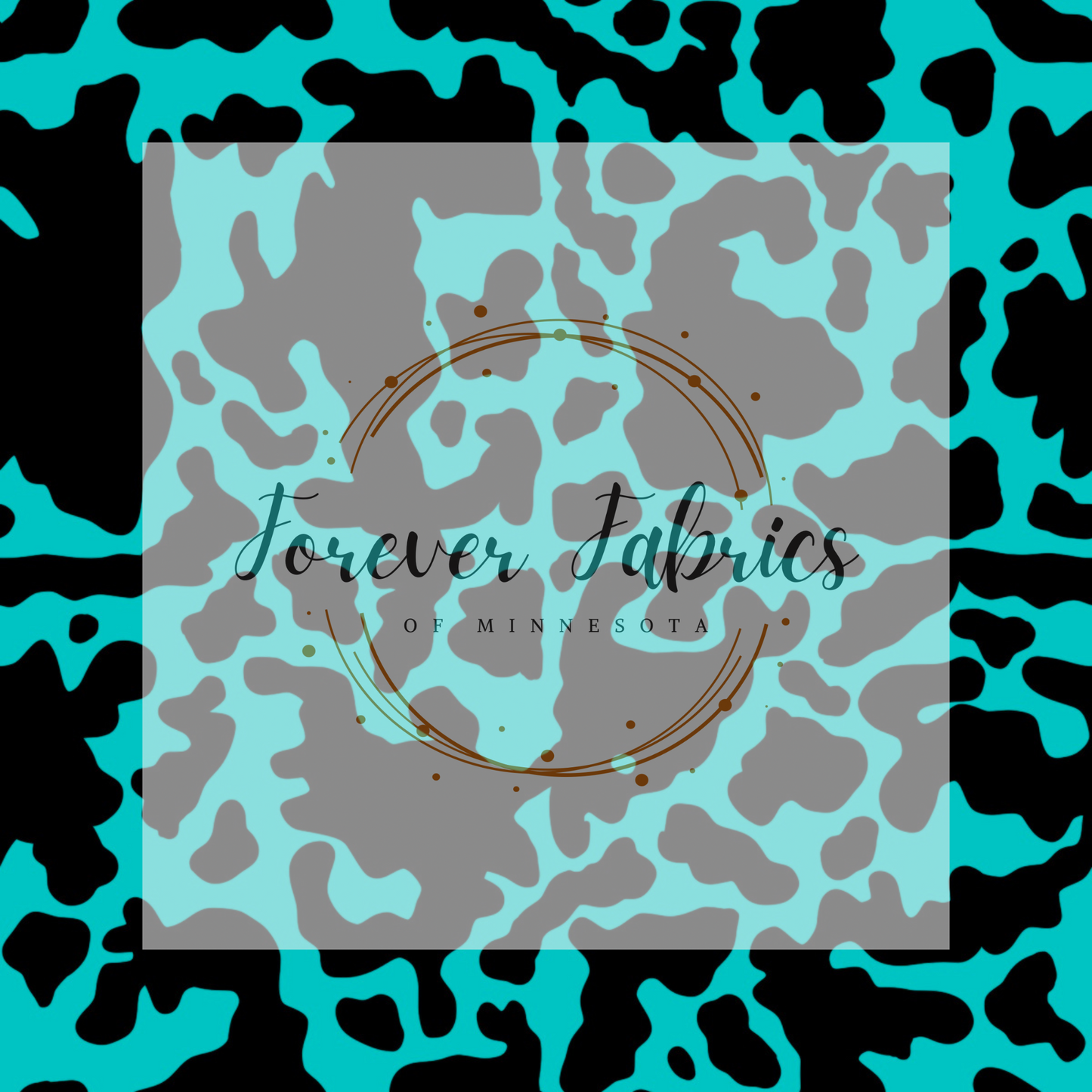 Turquoise Tortoise . . . (BH/ 23). | Preorder | Fabric By The Yard
