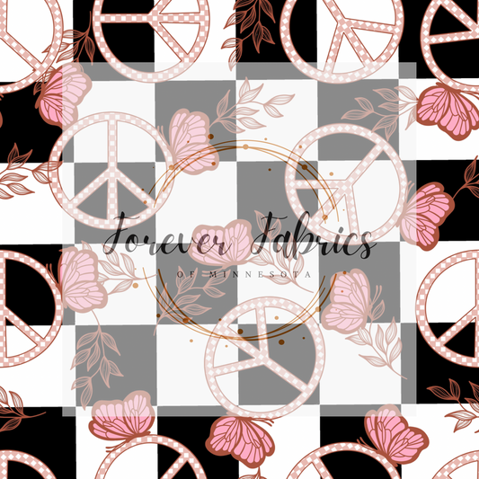 Peaceful Butterfly Black . (BH/ 23). | Preorder | Fabric By The Yard