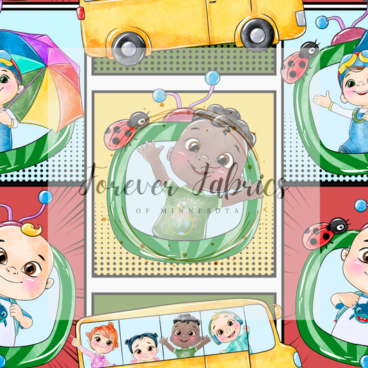 Coco’s Pals . (BH/ 23) | Preorder | Fabric By The Yard