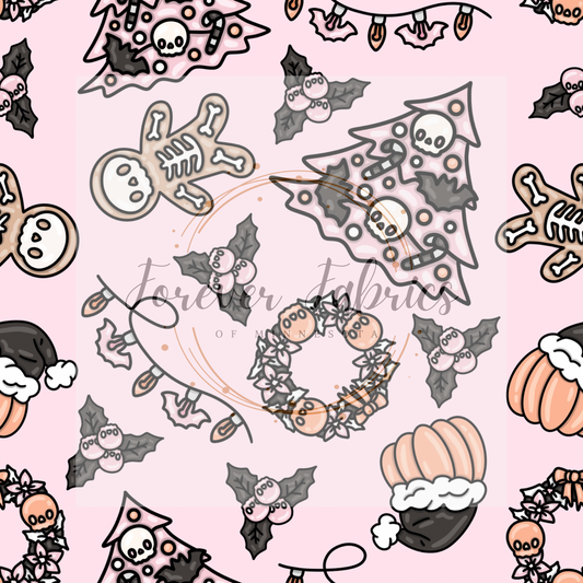 Spooky Christmas. . . . (BH/ 24)| Preorder | Fabric By The Yard