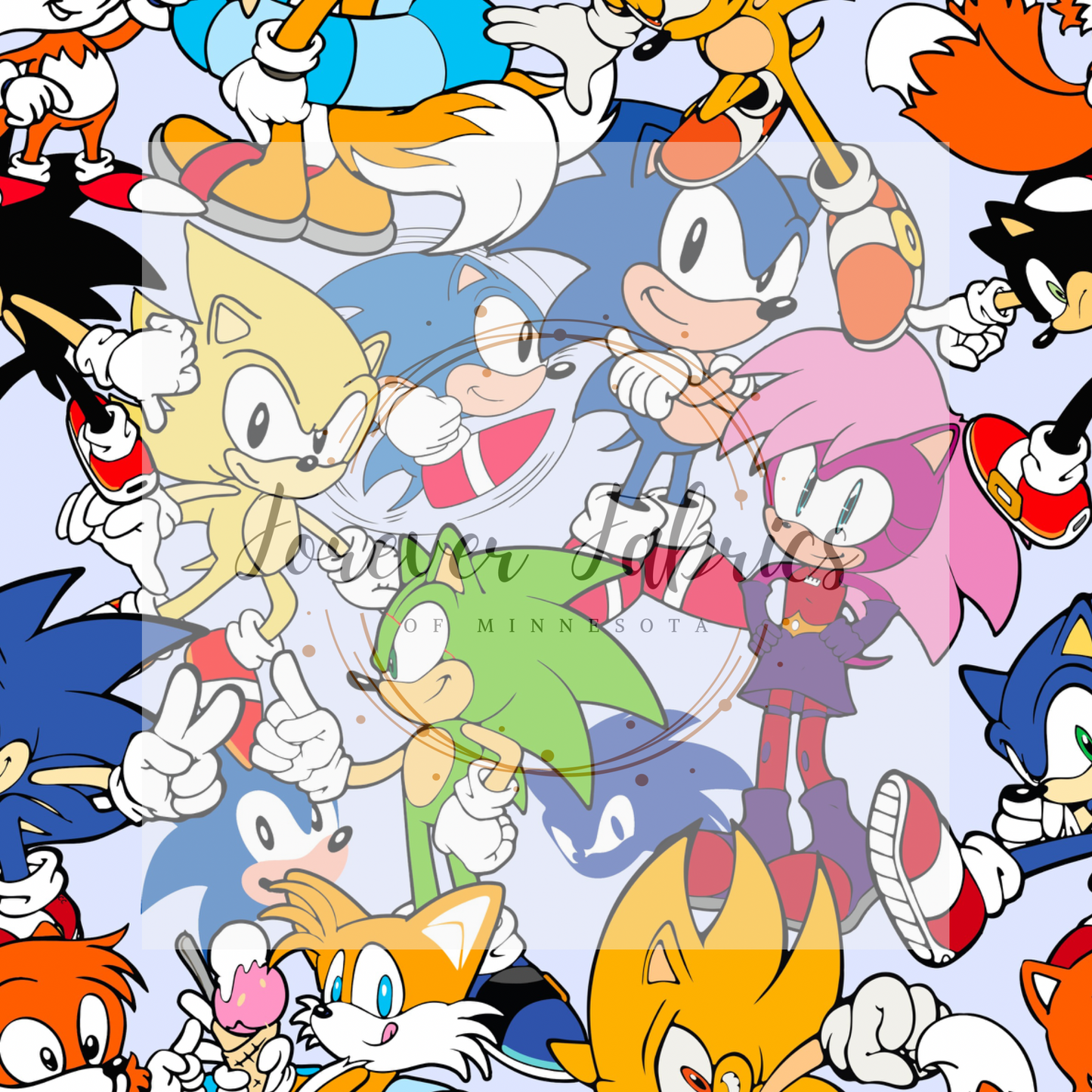 Sonic . . (BH/ 22) | Preorder | Fabric By The Yard