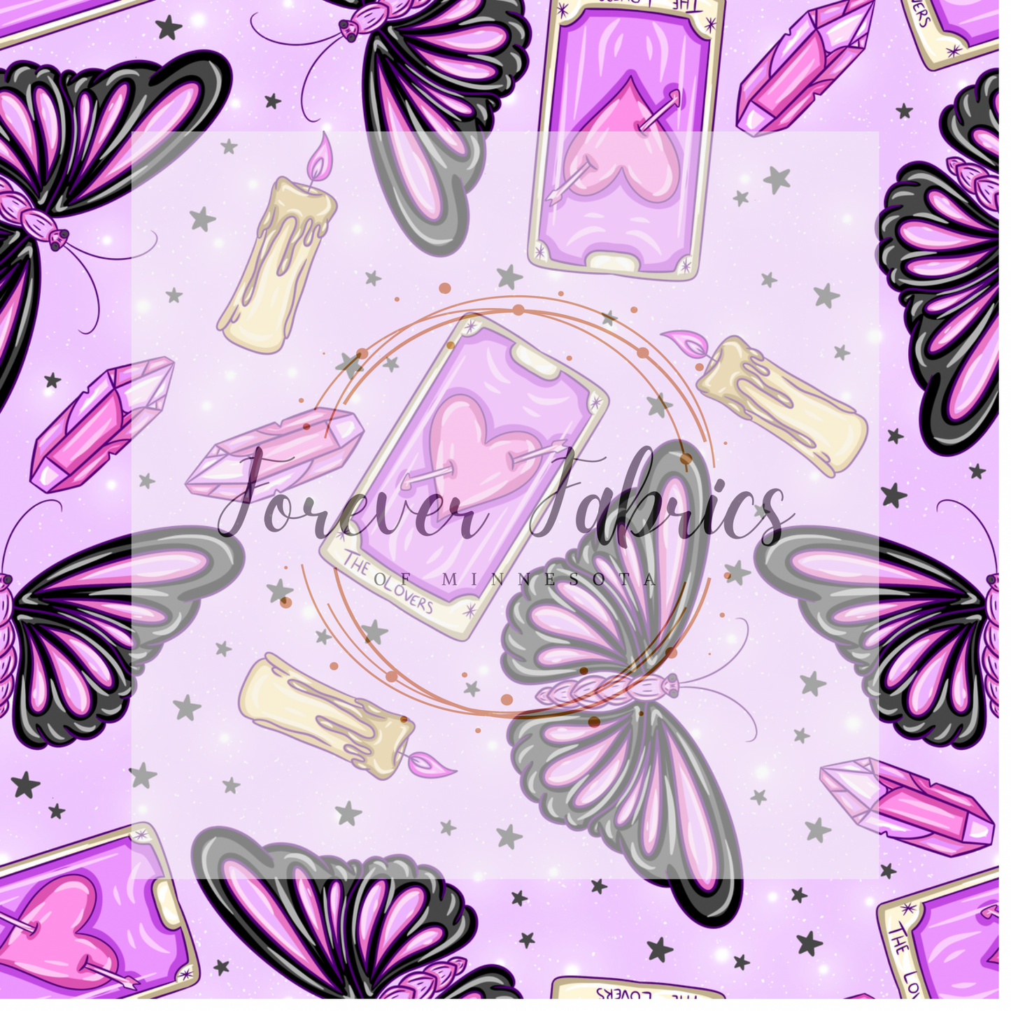 Witchy Purple . . . . (BH/ 24)| Preorder | Fabric By The Yard