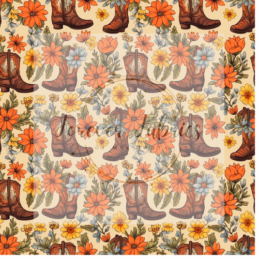 Boots . . . (BH/ 24)| Preorder | Fabric By The Yard