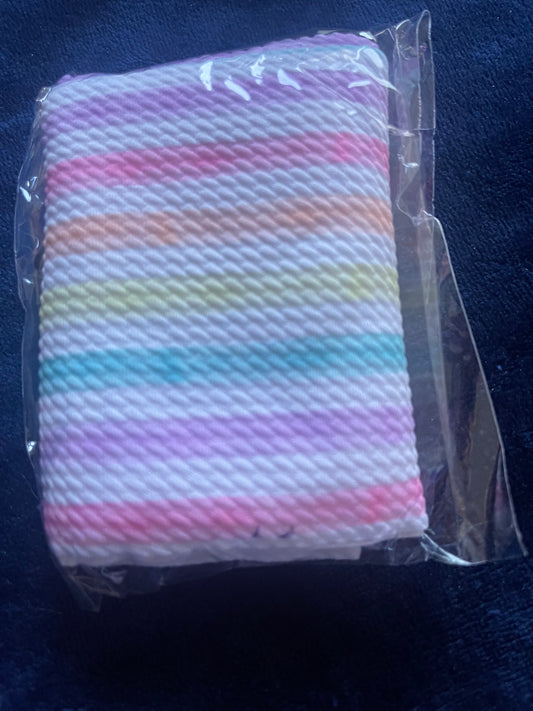 3 1/2” pastel Striped Strip | Bullet