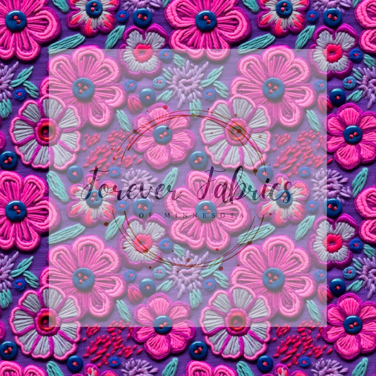 Mystery Embroidered(BH/ 23). | Preorder | Fabric By The Yard