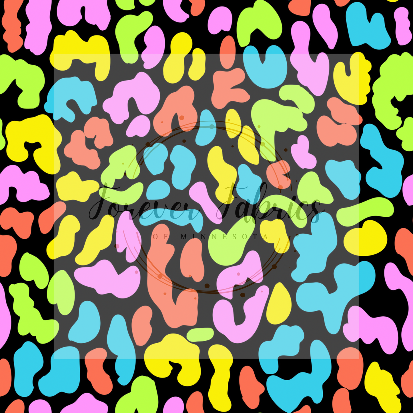 Neon Leopard | Preorder| By The Yard