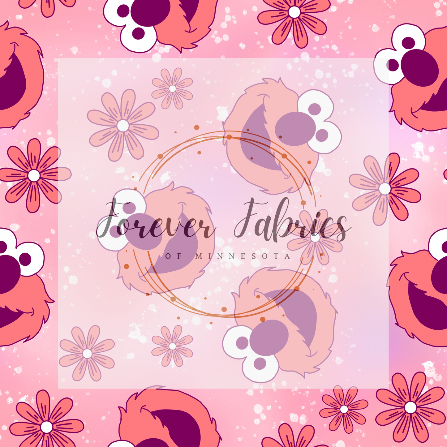 Smiley E . (BH/ 23). | Preorder | Fabric By The Yard
