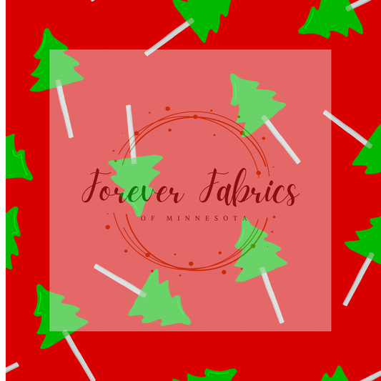 Green Tree Suckers . (BH/ 23). | Preorder | Fabric By The Yard