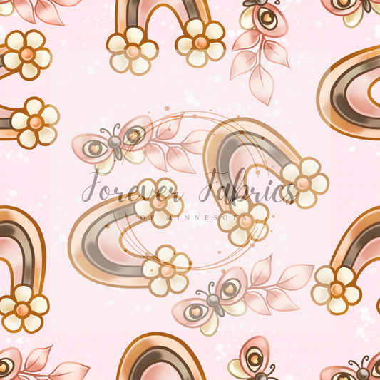 Rainbow Moth . (BH/ 23) | Preorder | Fabric By The Yard