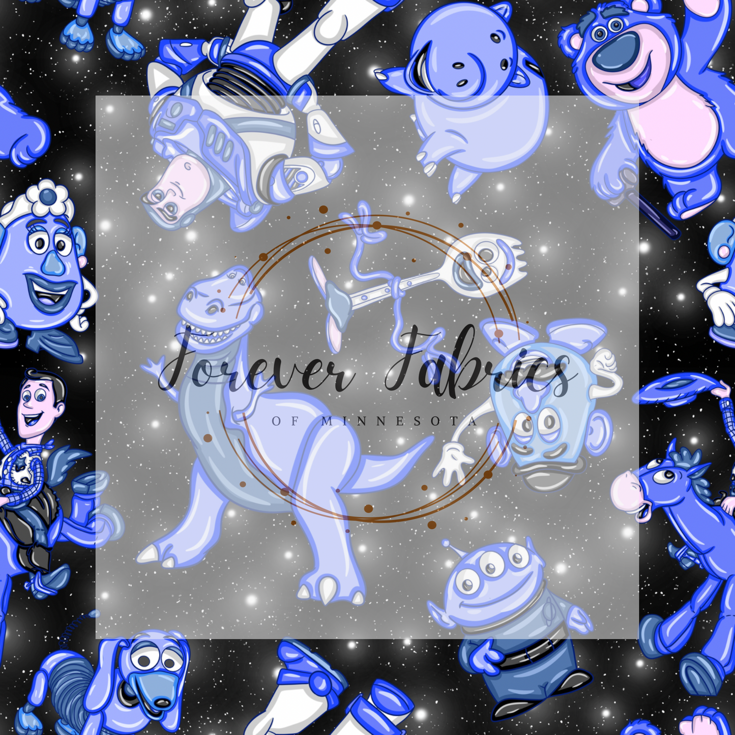 TS Blue Black . . . . (BH/ 24)| Preorder | Fabric By The Yard