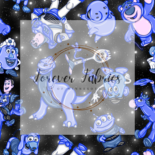 TS Blue Black . . . . (BH/ 24)| Preorder | Fabric By The Yard