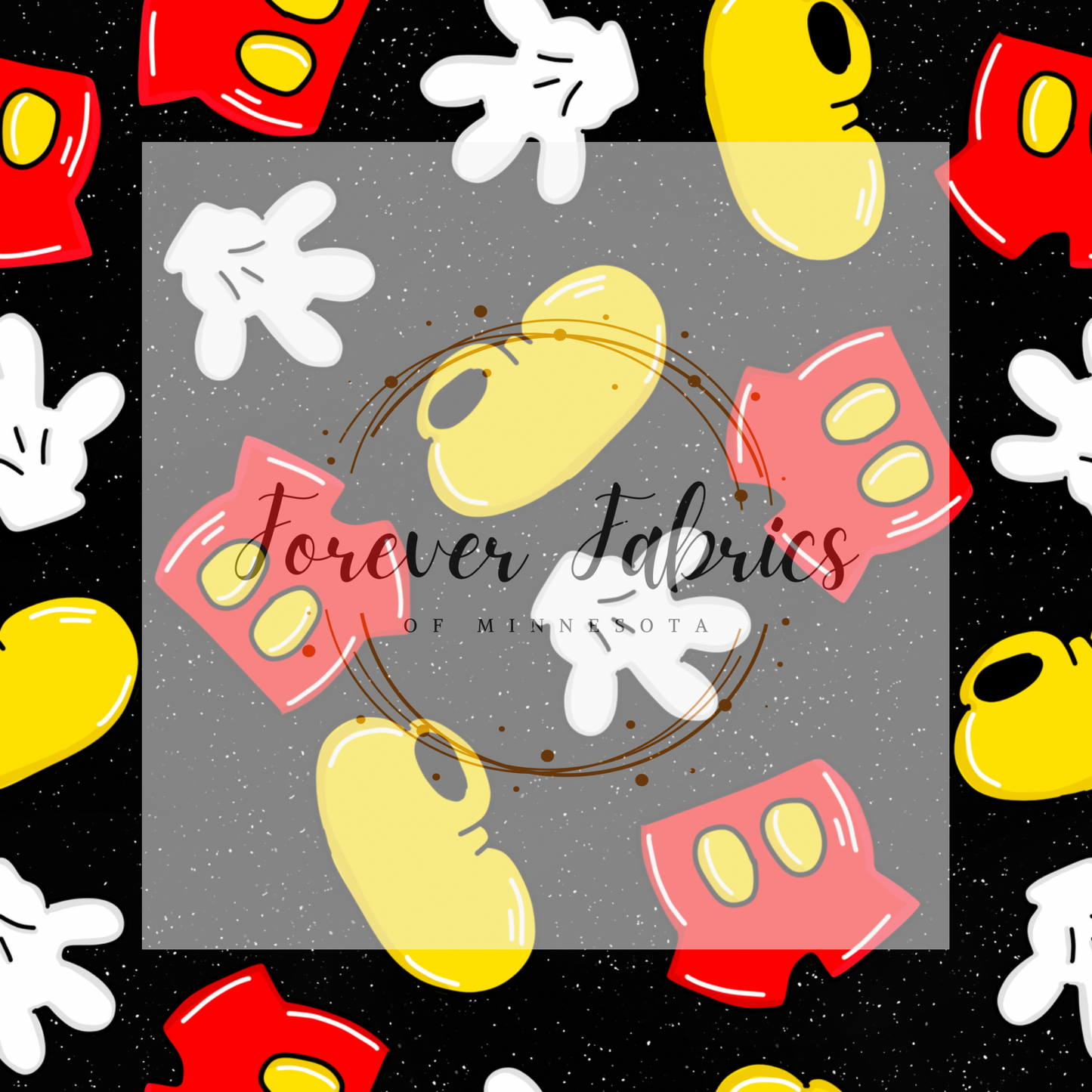Oh Mick Black . . . . (BH/ 24)| Preorder | Fabric By The Yard