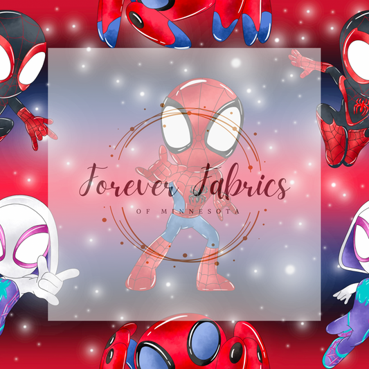 Spidey . . . . (BH/ 23). | Preorder | Fabric By The Yard