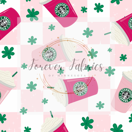 Pink Drinks . . . (BH/ 23). | Preorder | Fabric By The Yard