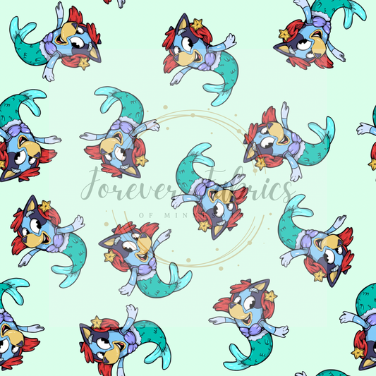 Blue Mermaid 2 | Preorder| By The Yard