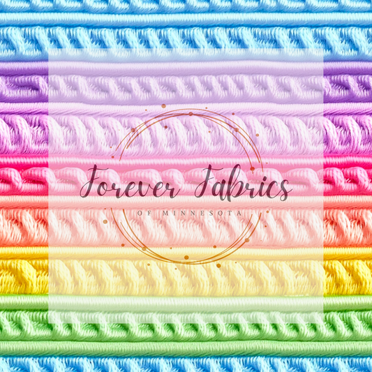 Rainbow Thread . (BH/ 23). | Preorder | Fabric By The Yard