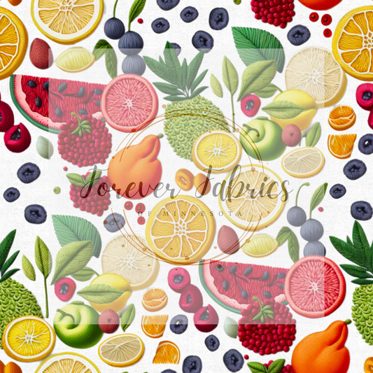 Fruit Salad . . (BH/ 23). | Preorder | Fabric By The Yard