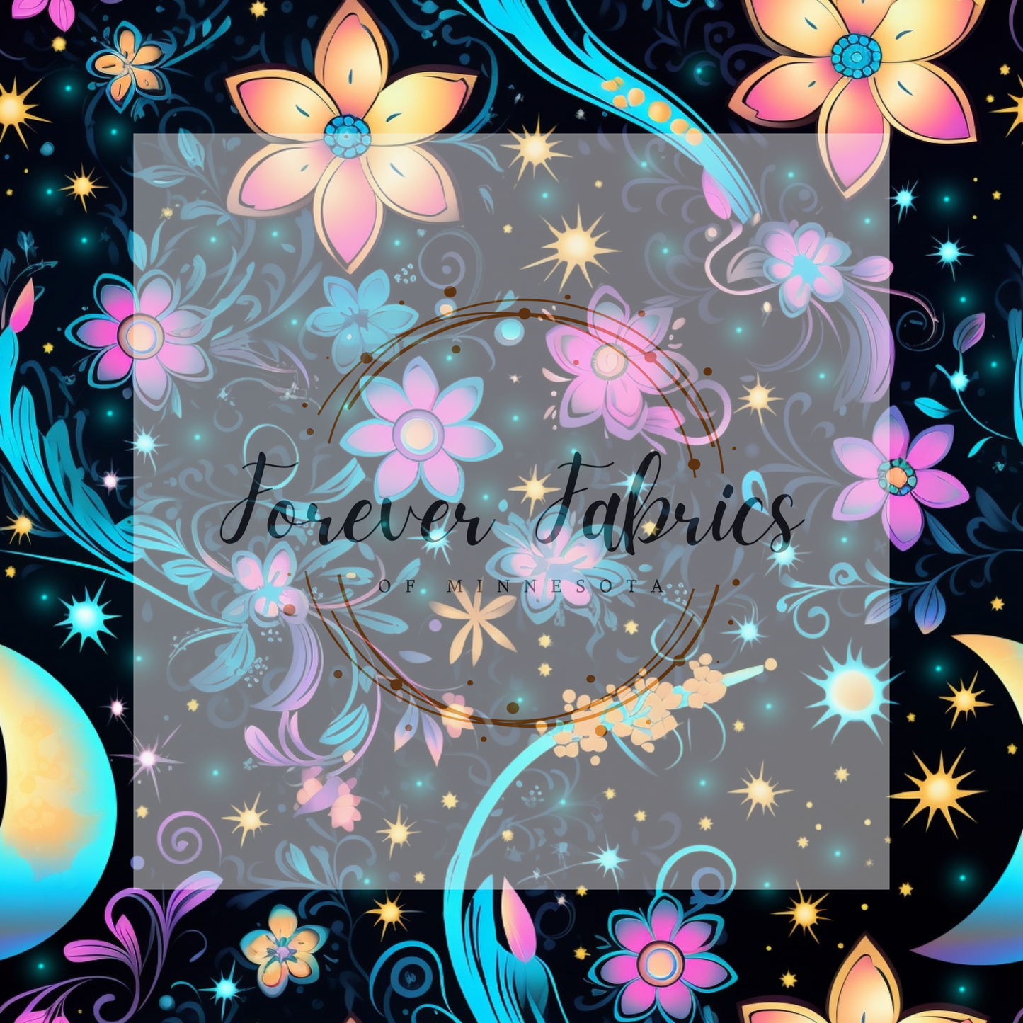 Moon Glow Swirl . . . . . . . (BH/ 23). | Preorder | Fabric By The Yard