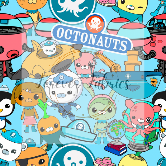 Octonauts . . (BH/ 22) | Preorder | Fabric By The Yard