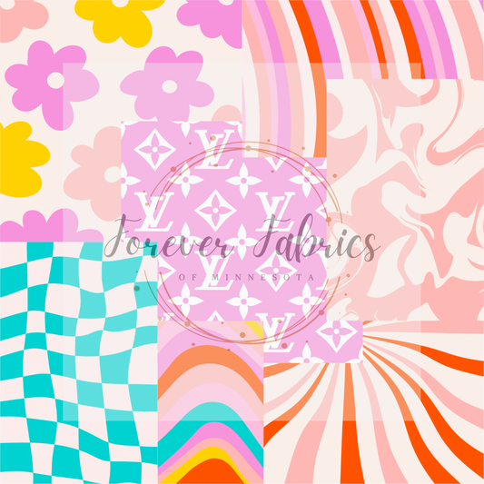 LV Bright Patch (BH 4/24)| Preorder | Fabric By The Yard
