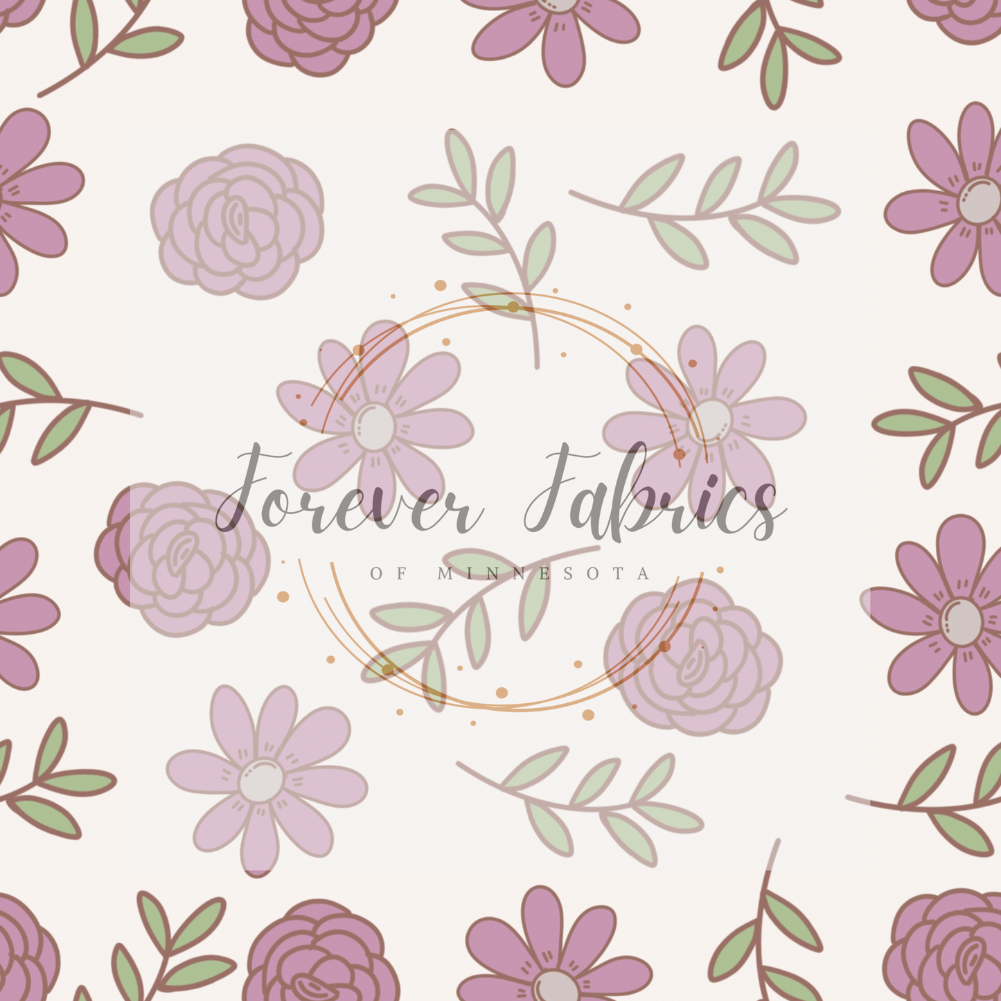 Flower Doodle . . . (BH/ 22) | Preorder | Fabric By The Yard