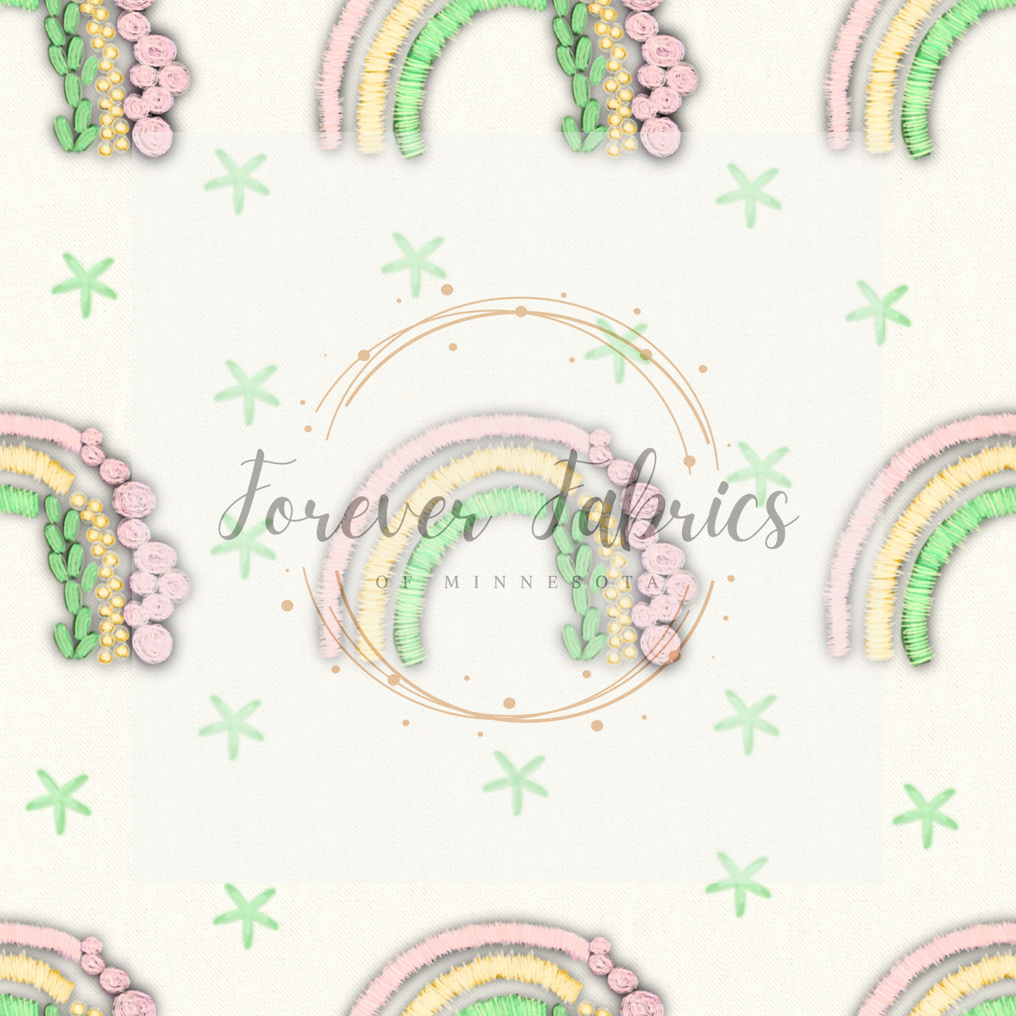 Rainbow Stitch . . (BH/ 23) | Preorder | Fabric By The Yard
