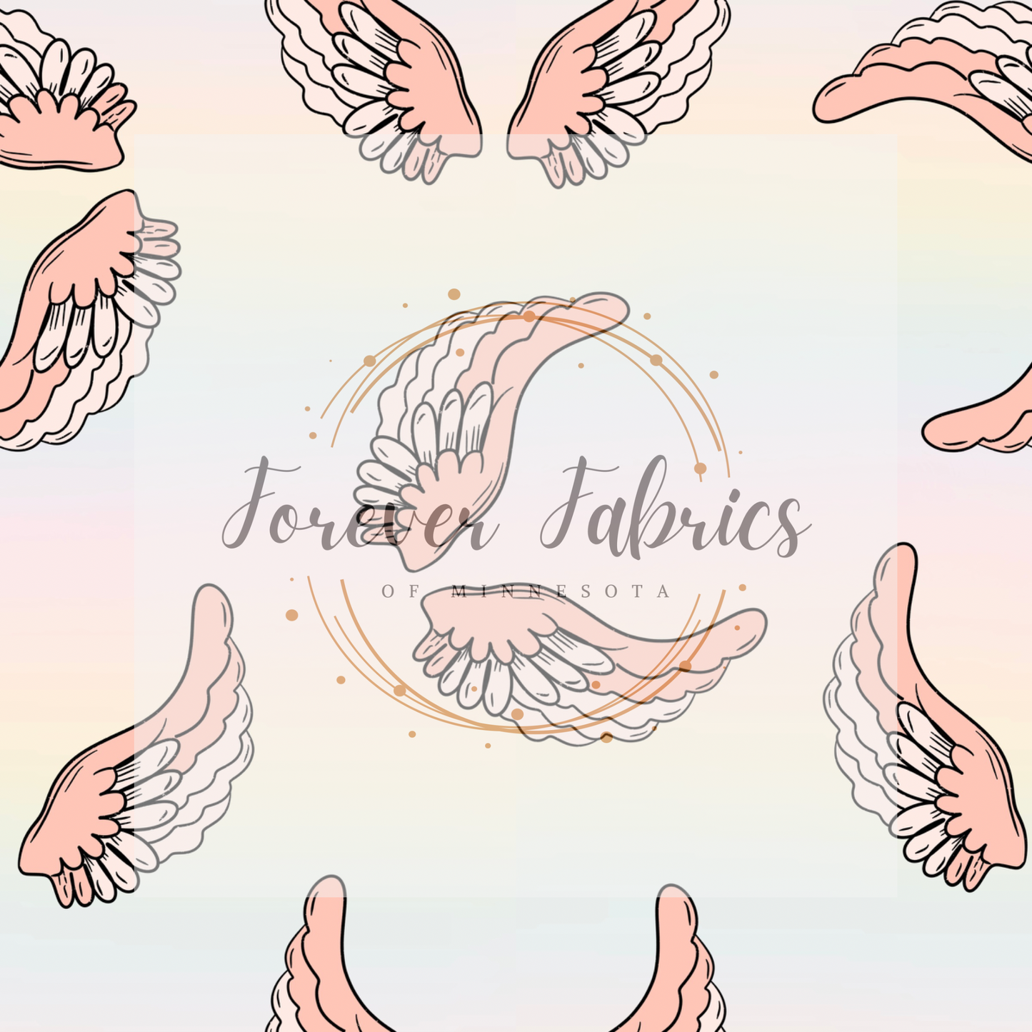 Angel Wings . . . . . . . . (BH/ 23). | Preorder | Fabric By The Yard