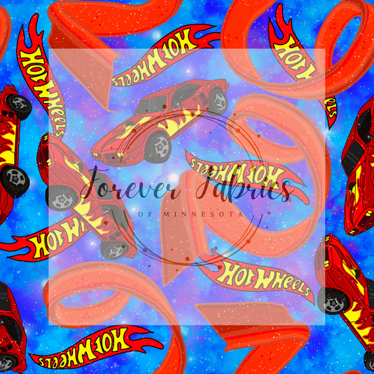 Hot Cars Galaxy . . . . (BH/ 24)| Preorder | Fabric By The Yard