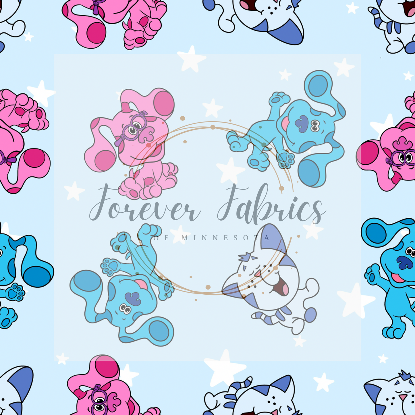 Blues Blue . (BH/ 22) | Preorder | Fabric By The Yard