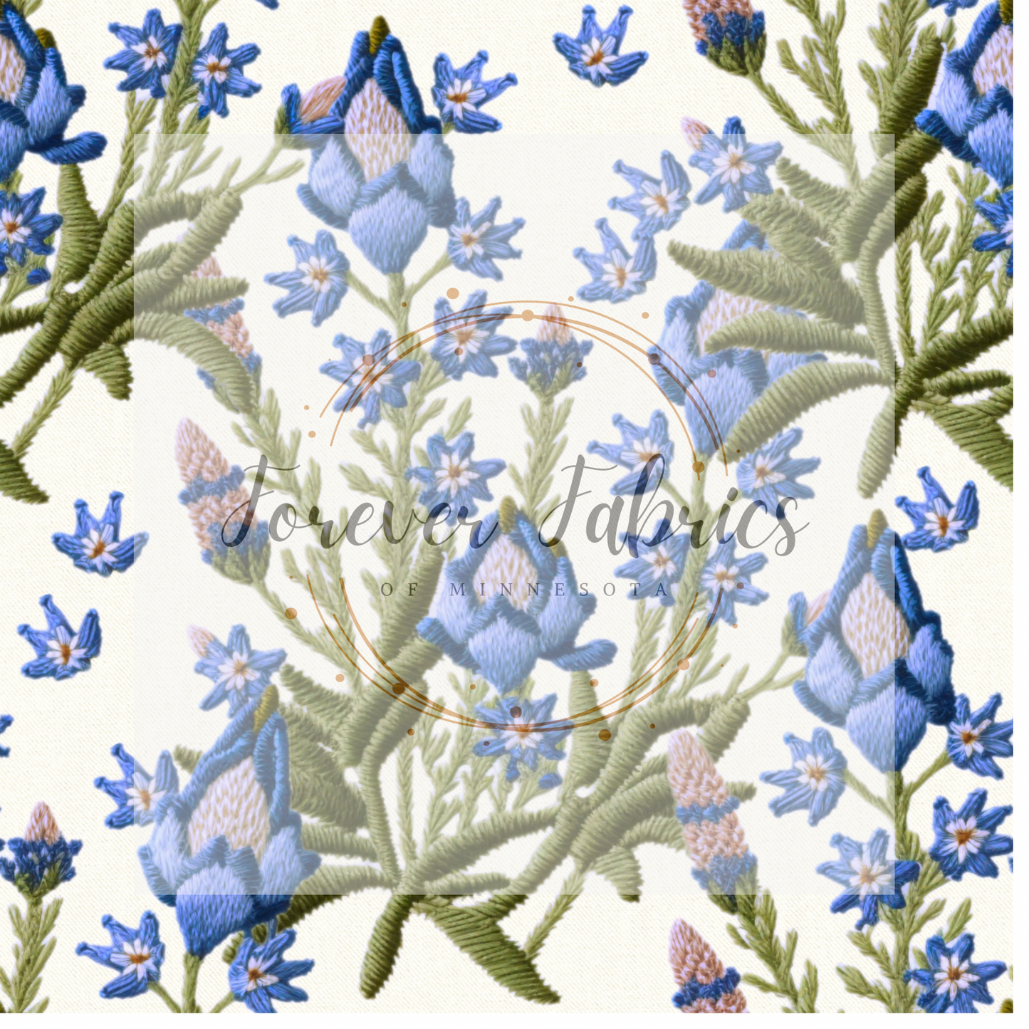 Blue Bonnets . . (BH/ 23). | Preorder | Fabric By The Yard