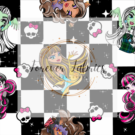 Monster High . . (BH/ 23). | Preorder | Fabric By The Yard