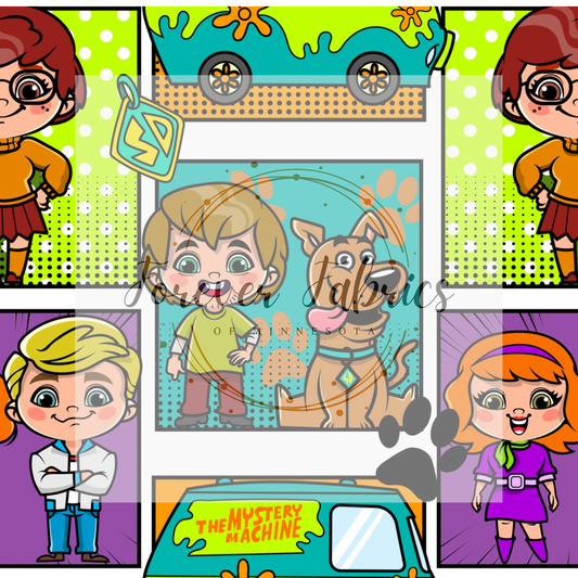 Scoob Comic . . . . (BH/ 24)| Preorder | Fabric By The Yard