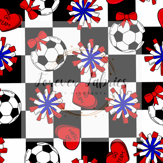 Soccer . (BH/ 23) | Preorder | Fabric By The Yard