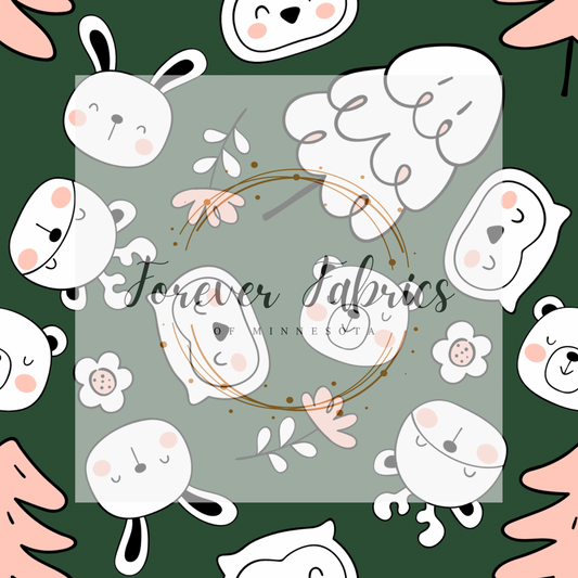 Forest Friends . . (BH/ 23). | Preorder | Fabric By The Yard