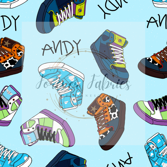 TS Andy’s Shoes ( BH/ 24)| Preorder | Fabric By The Yard
