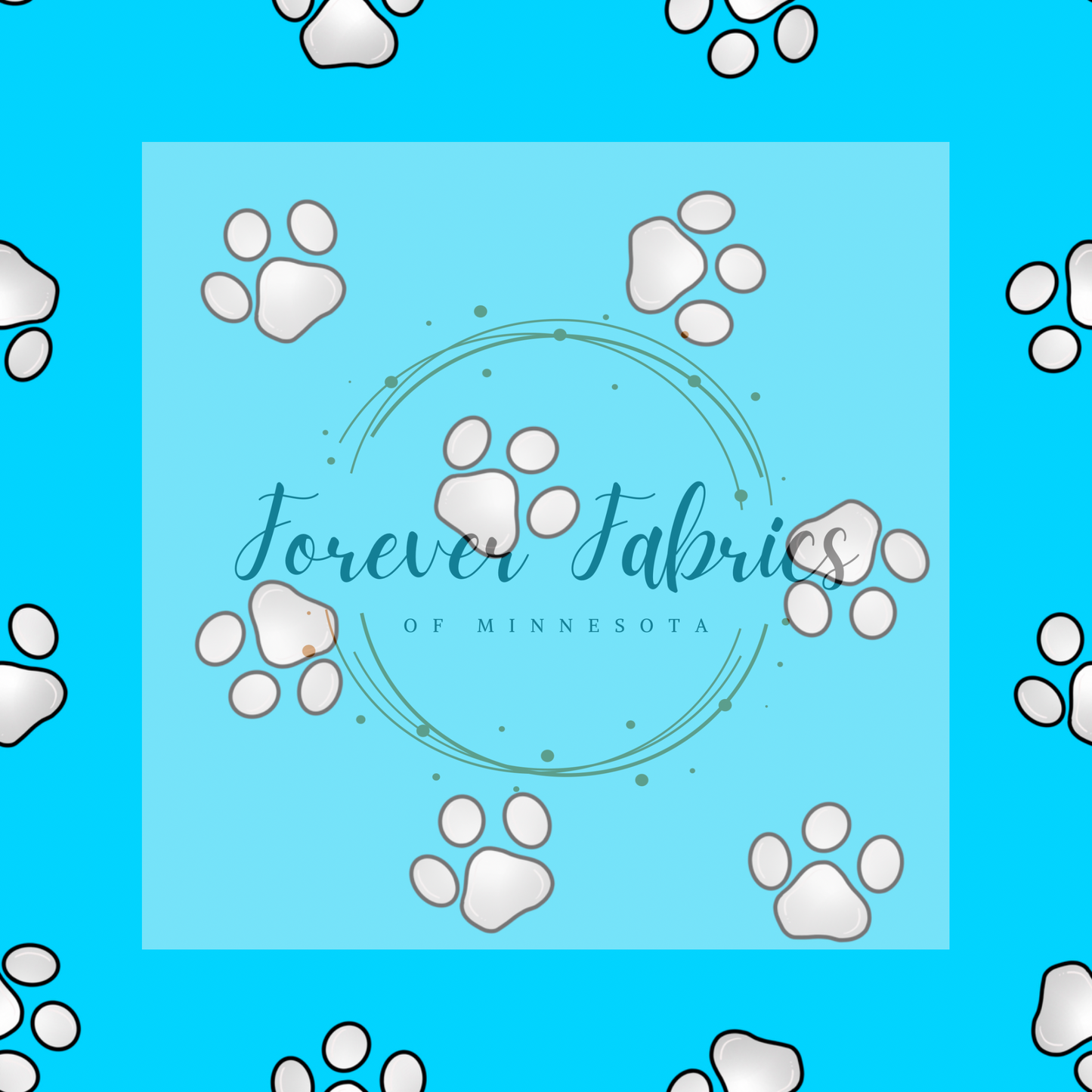 Pup Prints . . . . . . . . . (BH/ 24)| Preorder | Fabric By The Yard