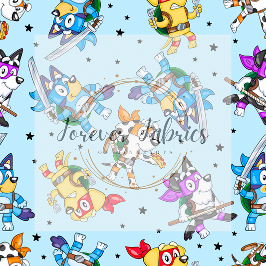 Ninja Turtles . . . . (BH/ 24)| Preorder | Fabric By The Yard