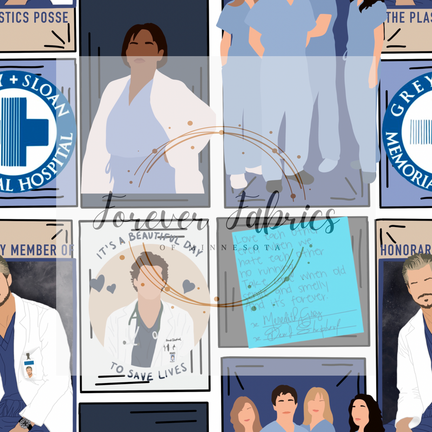 Grays . . . . (BH/ 24)| Preorder | Fabric By The Yard