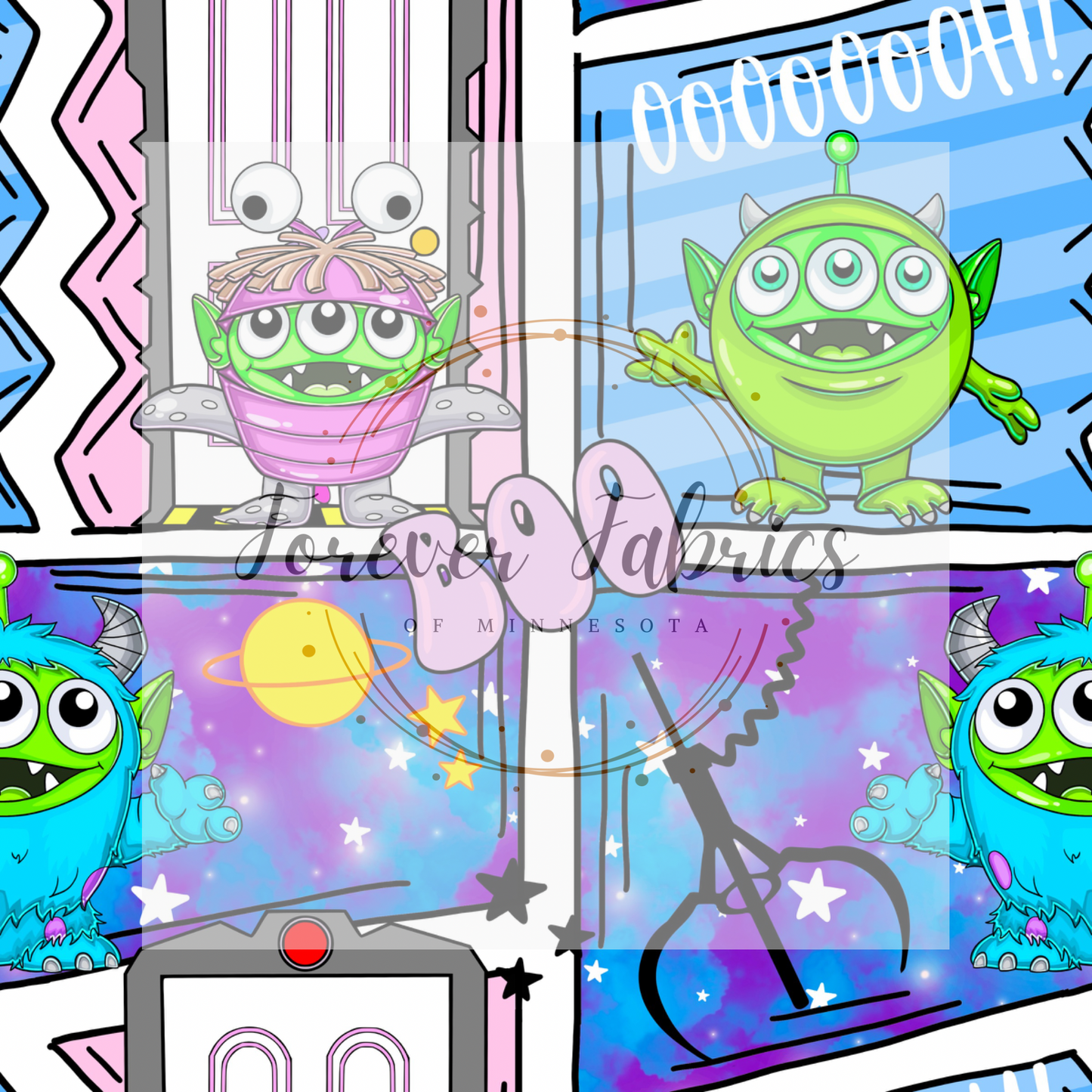 Boo Comic . (BH/ 23) | Preorder | Fabric By The Yard