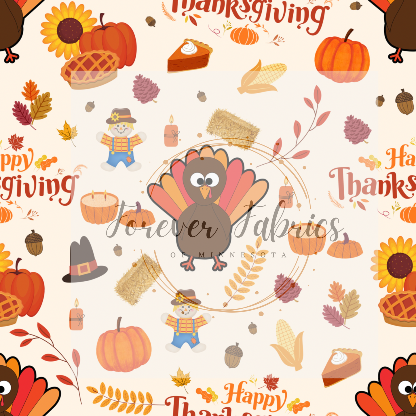 Happy Thanksgiving | Preorder | By The Yard
