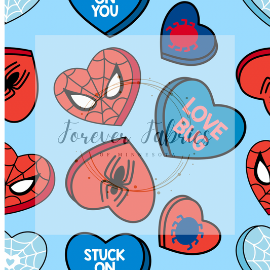 Spidey Valentine . (BH/ 23) | Preorder | Fabric By The Yard