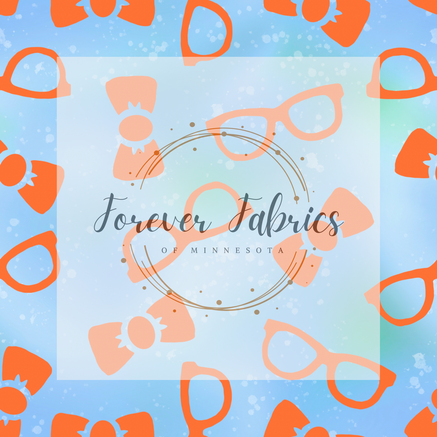 Mr. B’s Glasses . (BH/ 23). | Preorder | Fabric By The Yard