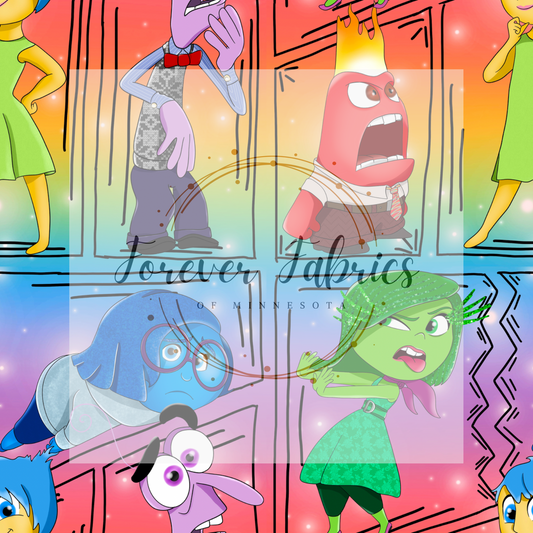 Inside Out Comic . . . . (BH/ 24)| Preorder | Fabric By The Yard